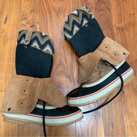 Sorel Joan of Artic Knit II Waterproof Lace Up Mid Calf Boots 6 - Picture 11 of 13